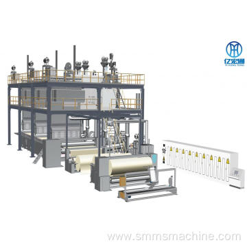 Baby diaper composite non-woven fabric production line